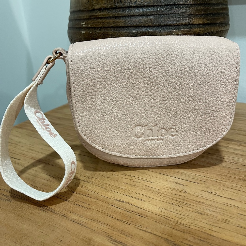 Chloe wristlet soft pink like new